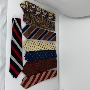 Carroll and Company Lot of 8 Designer Ties